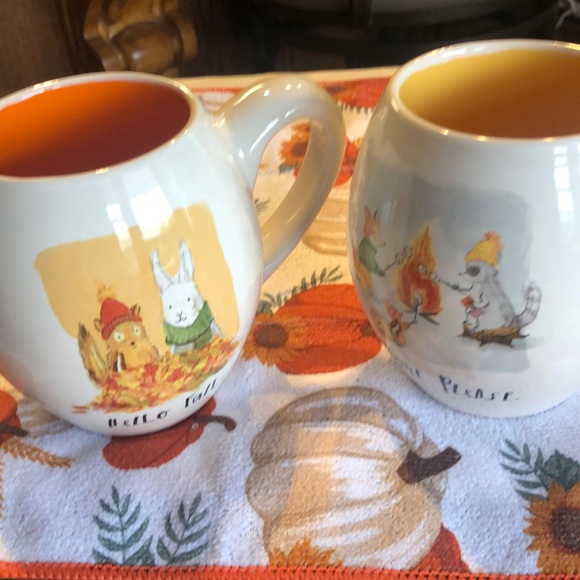 Rae Dunn fall coffee mugs. - Picture 1 of 9